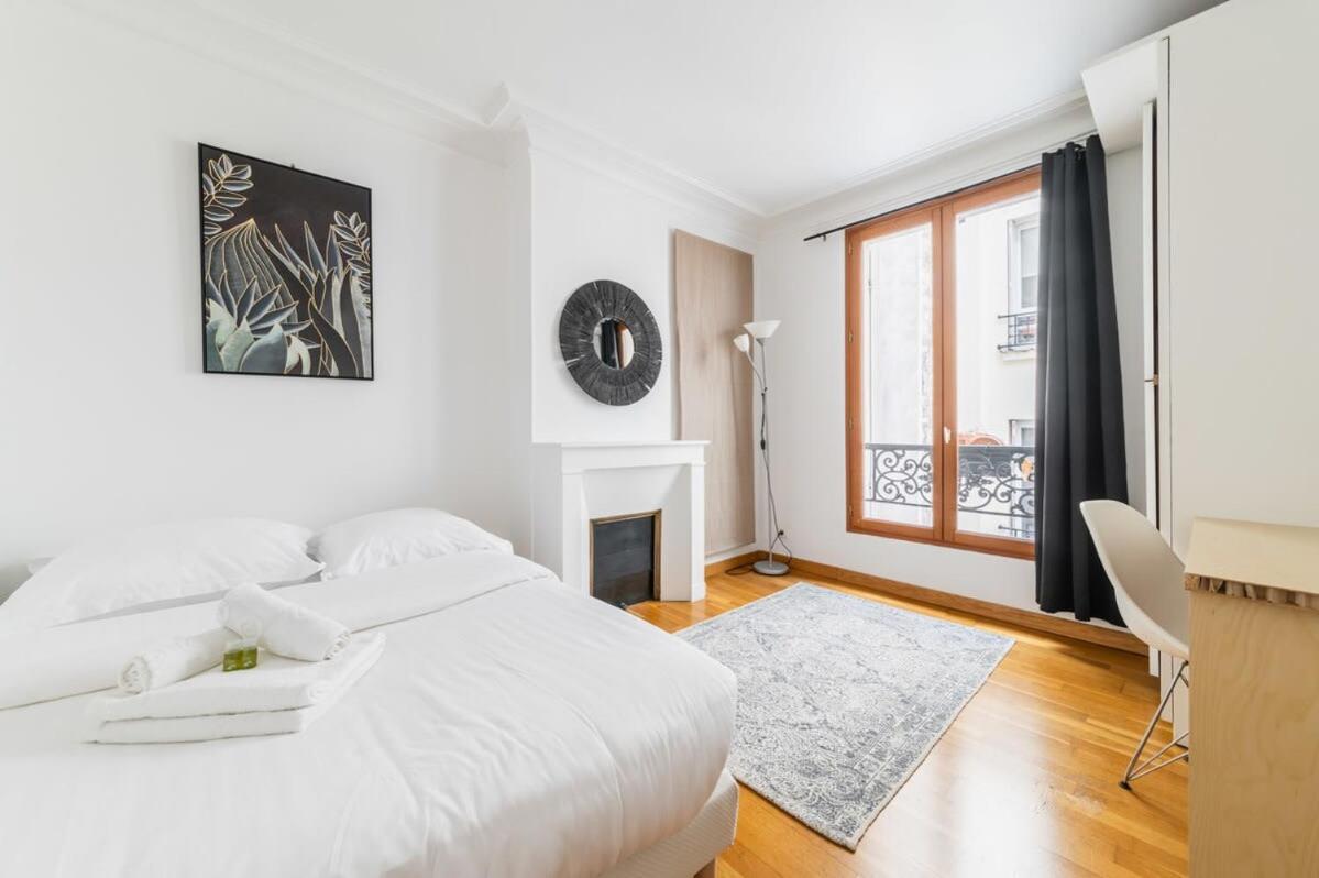 85M2 De Confort Paris 17 - Charme Parisien 6P - Flat-Guest Luaran gambar